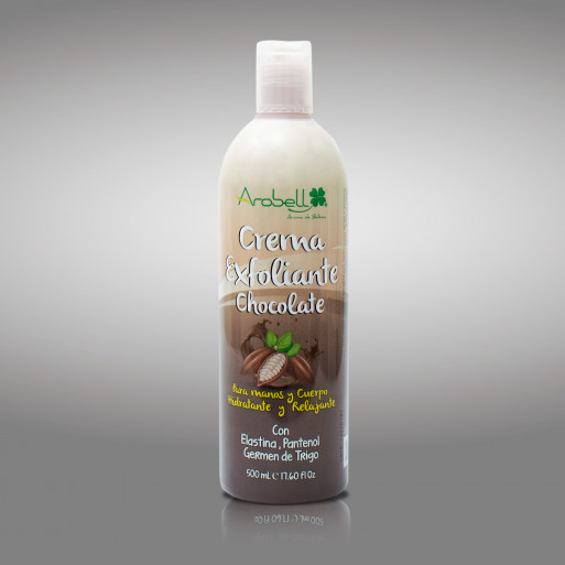 CREMA EXFOLIANTE DE CHOCOLATE PARA MANOS Y CUERPO * 500 CREMA EXFOLIANTE DE CHOCOLATE PARA MANOS Y CUERPO * 500