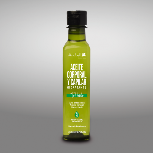ACEITE CORPORAL Y CAPILAR: TÉ VERDE * 250 ML ACEITE CORPORAL Y CAPILAR: TÉ VERDE * 250 ML