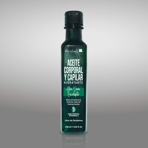 ACEITE CORPORAL Y CAPILAR: EUCALIPTO Y ALOE VERA * 250 ML