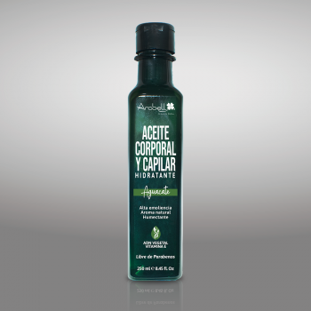 ACEITE CORPORAL Y CAPILAR: AGUACATE * 250 ML