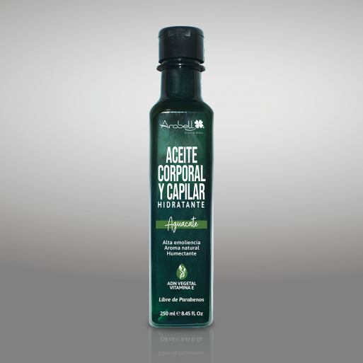 ACEITE CORPORAL Y CAPILAR: AGUACATE * 250 ML